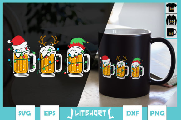 A Designer's Review of the Beer Christmas Santa Reinbeer Embroidery Design