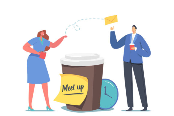 A Friendly Graphic Review: Colleagues Meetup Concept