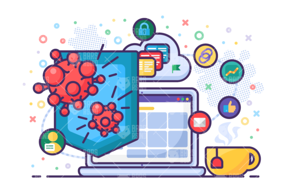 A Modern Vector Graphics Set for Security Branding