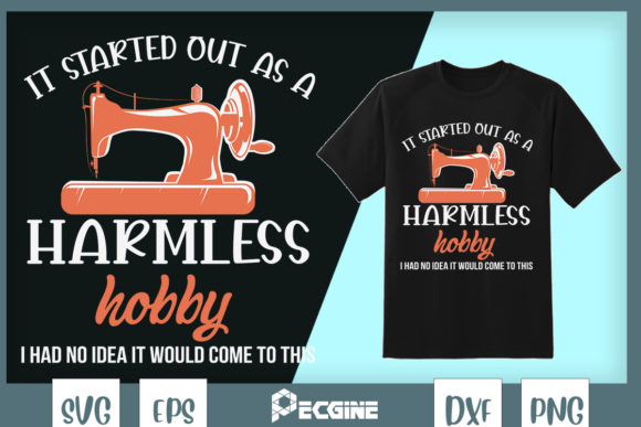 Brand Designer's Review: Funny Sewing Harmless Hobby Graphics