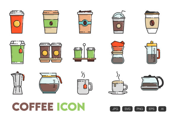 Coffee Icon: Modern Outline Graphics & Icons Review