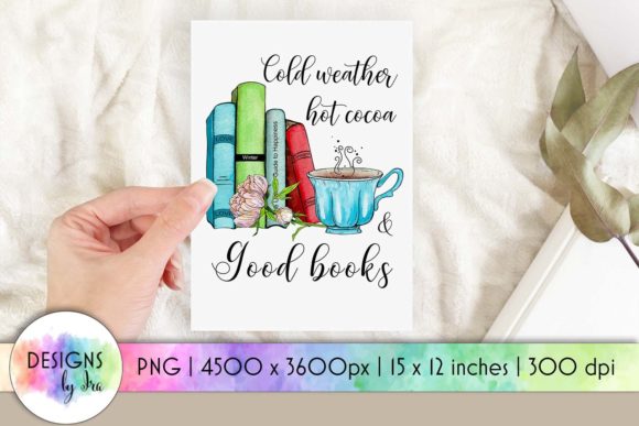 Evaluating the Hot Cocoa and Good Books Sublimation Graphic for Crafts