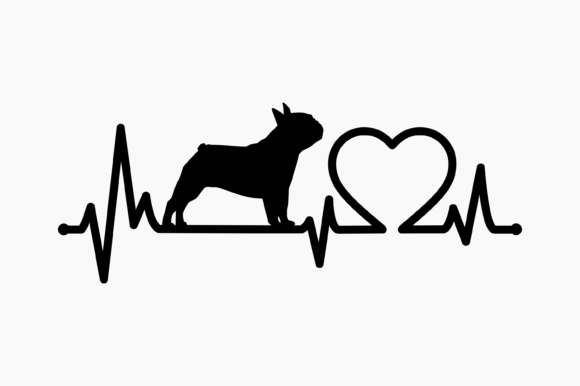 From Crafts to Commercial Graphics: A Designer's View of Dog French Bulldog Heartbeat