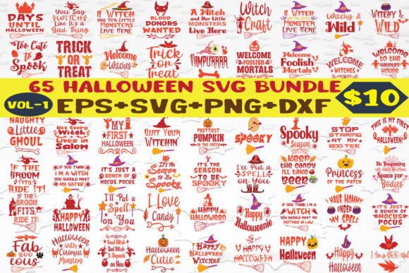 Halloween Graphics Bundle for Crafts and T-shirt Designs